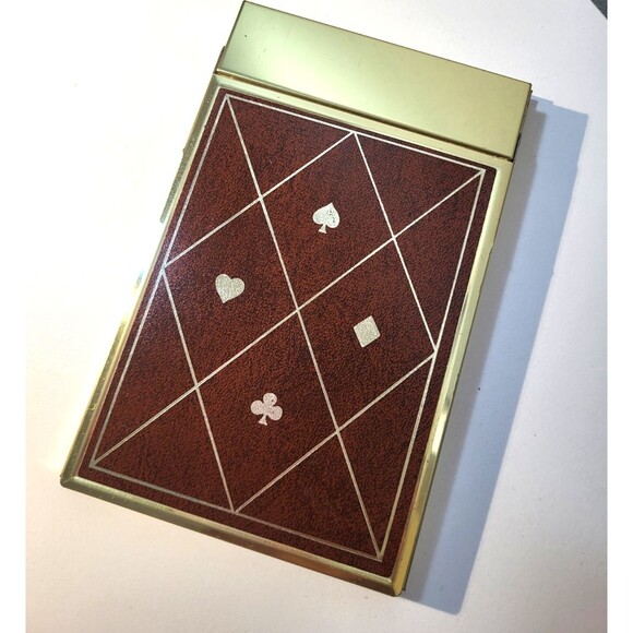 Vintage Park Sherman Bridge Card Game Score Pad & Metal Holder - Picture 1 of 11